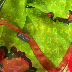 Louis Vuitton scarf.